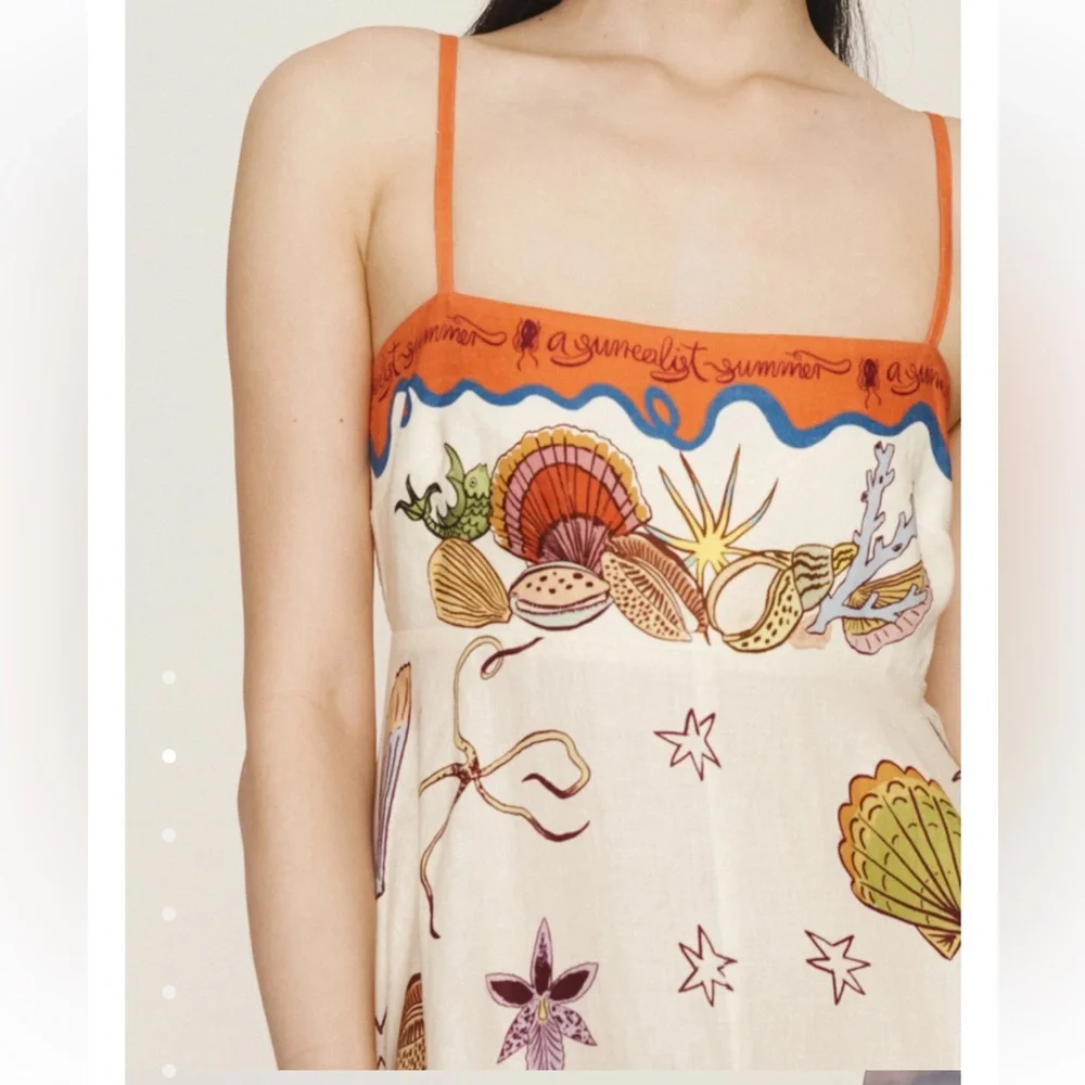 Alemais Surrealist Summer Sundress (size 0) - Picture 4 of 9